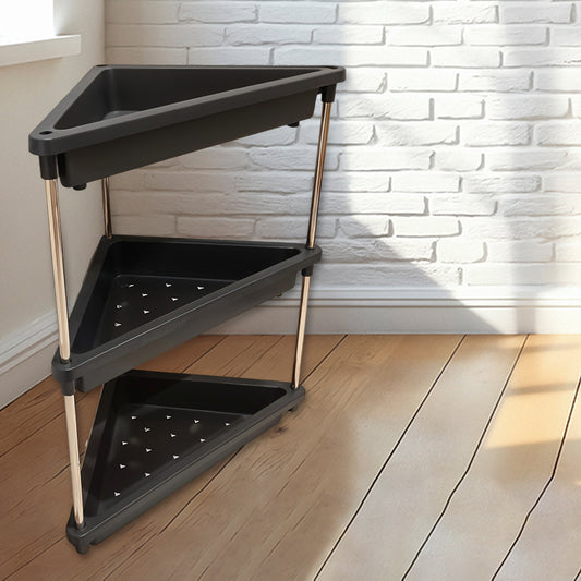3-layer Multipurpose Corner Storage Rack - Primesmart