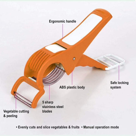 Vegetable Cutter With Peeler - Primesmart