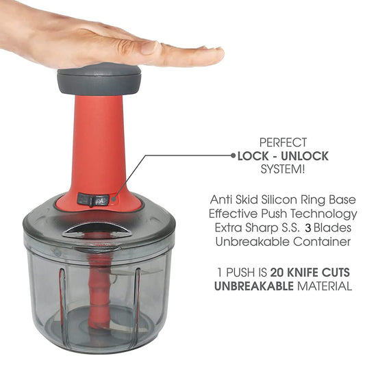 Matte Finish Manual Hand Press Chopper - Primesmart
