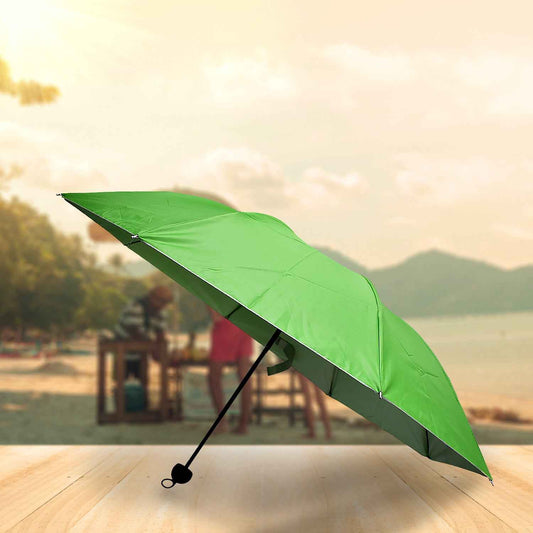 3 Fold Sun Protective Solid Foldable Umbrella