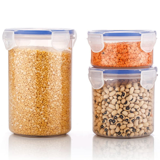 Round Plastic Airtight Food Containers - Primesmart