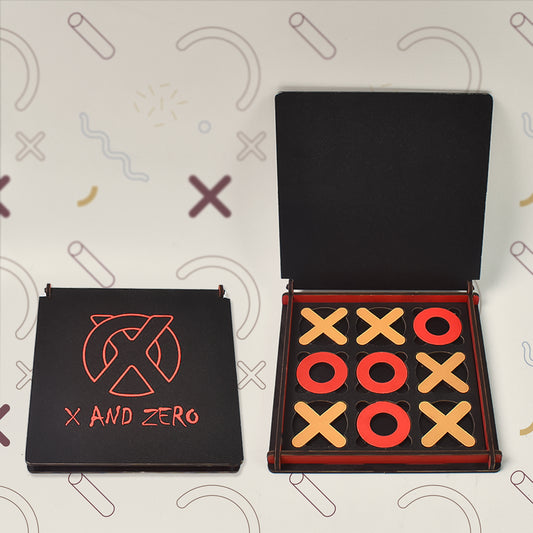 X Zero Wooden Board Game - Primesmart