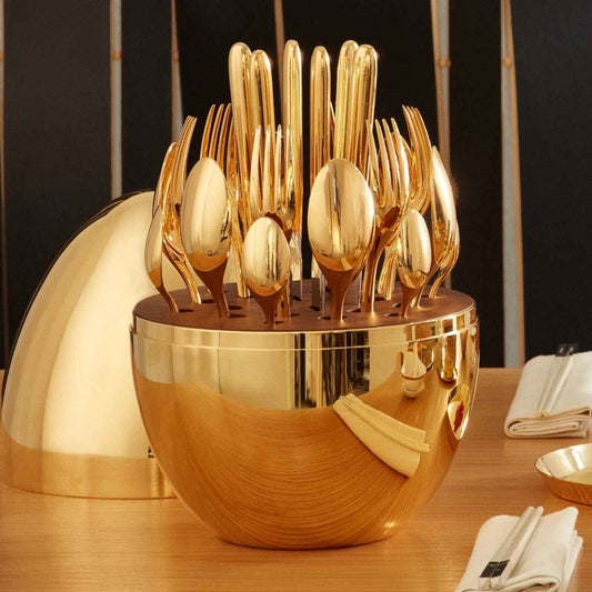 Egg-shaped Luxury Spoon Holder Set