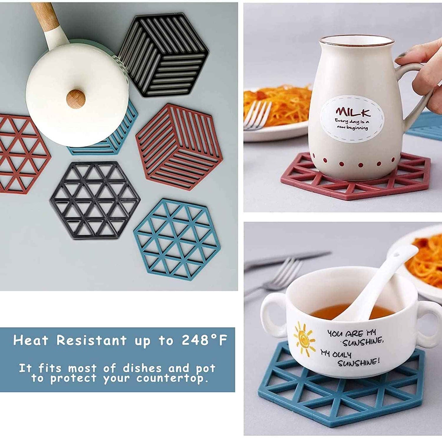 Cup Mat Coaster Set