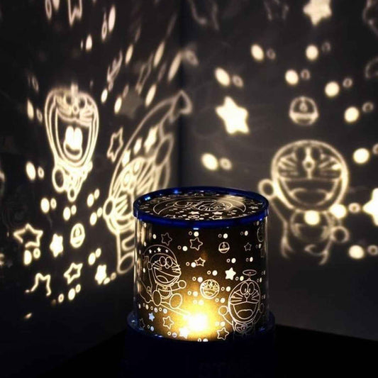 Led Projector Night Light Amazing Lamp 3 Battery Operated Lamps Rotation With The Music Function Master For Kids Bedroom Home Decoration Nightromantic Gift (Battery Not Included 1 Pc)