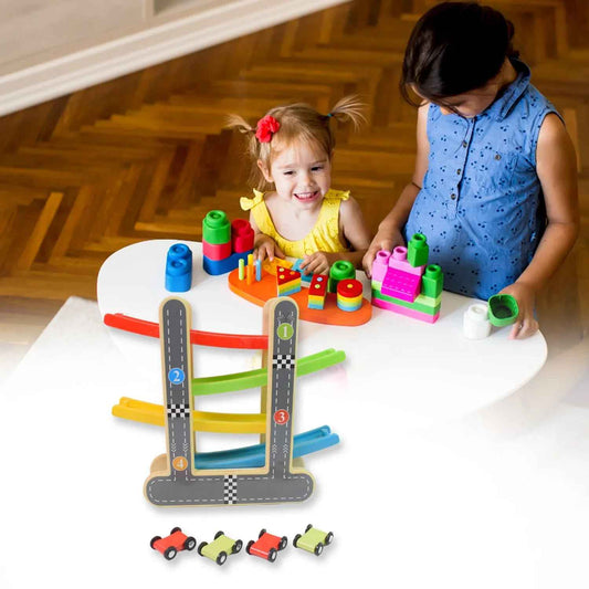 Car Racing Track Set - Ultimate Car Racer Track Play Set for Kids