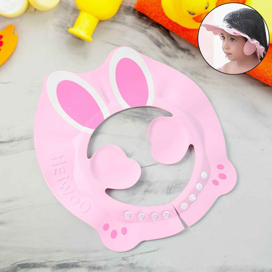 Adjustable Bunny Ear Baby Shower Cap
