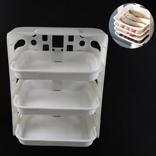 3 Layer Wall-mounted Food Organizer Rack - Primesmart