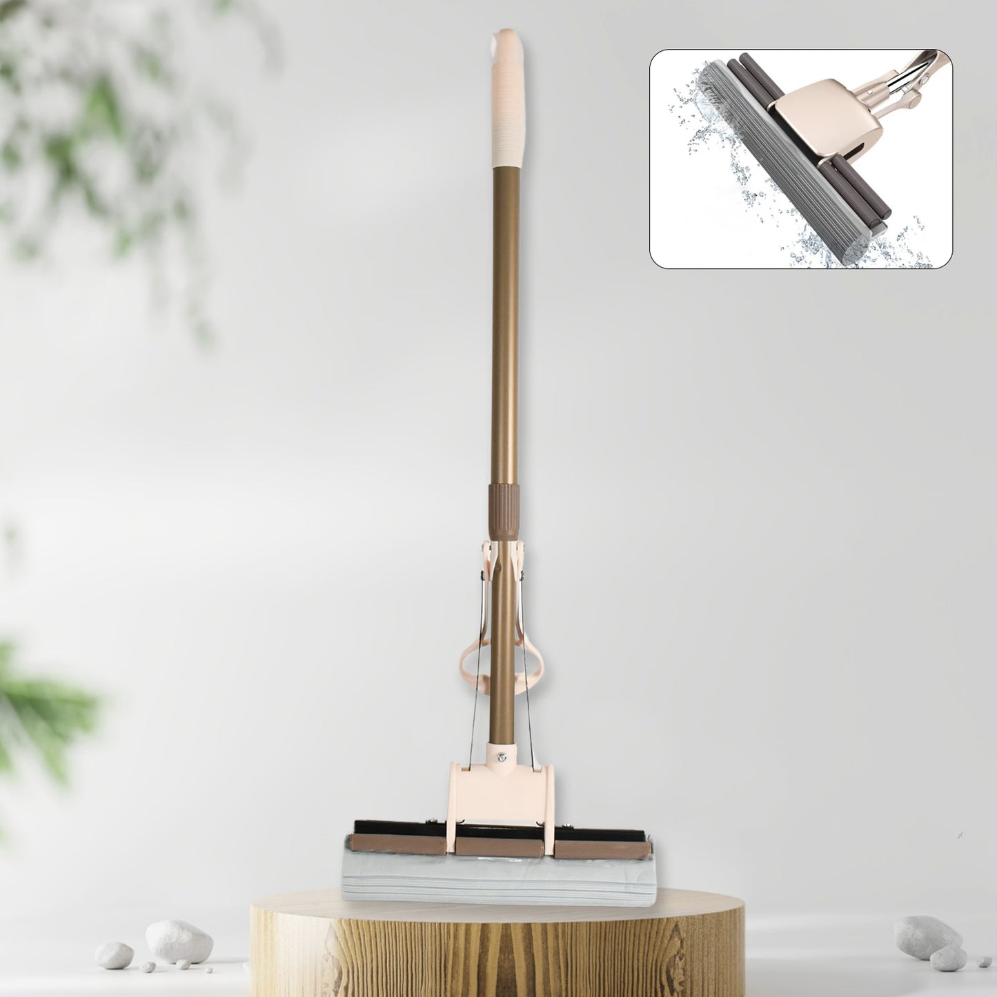 Sponge Mop Super Absorbent Sponge-head-self-cleaning Miracle-mop - Primesmart