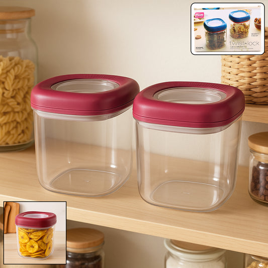 Twist Lock Kitchen Storage Container Set - Primesmart