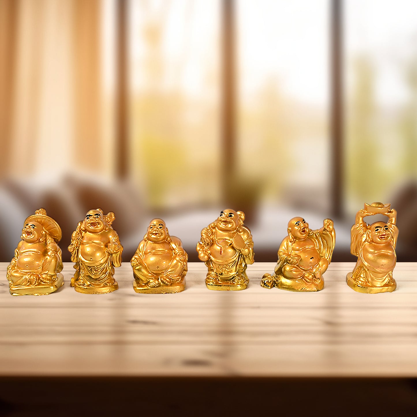 Golden Laughing Buddha