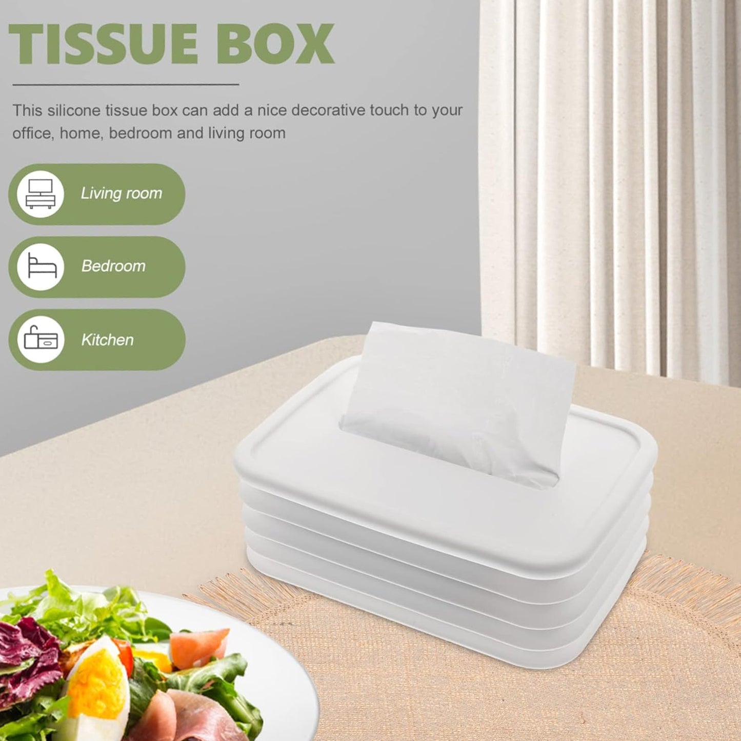 Tissues Holder Silicone - Primesmart