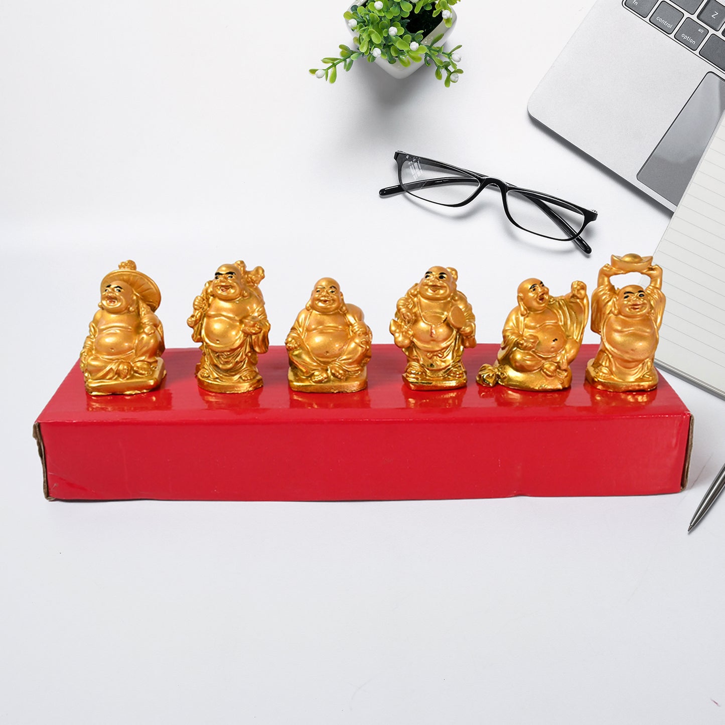 Golden Laughing Buddha