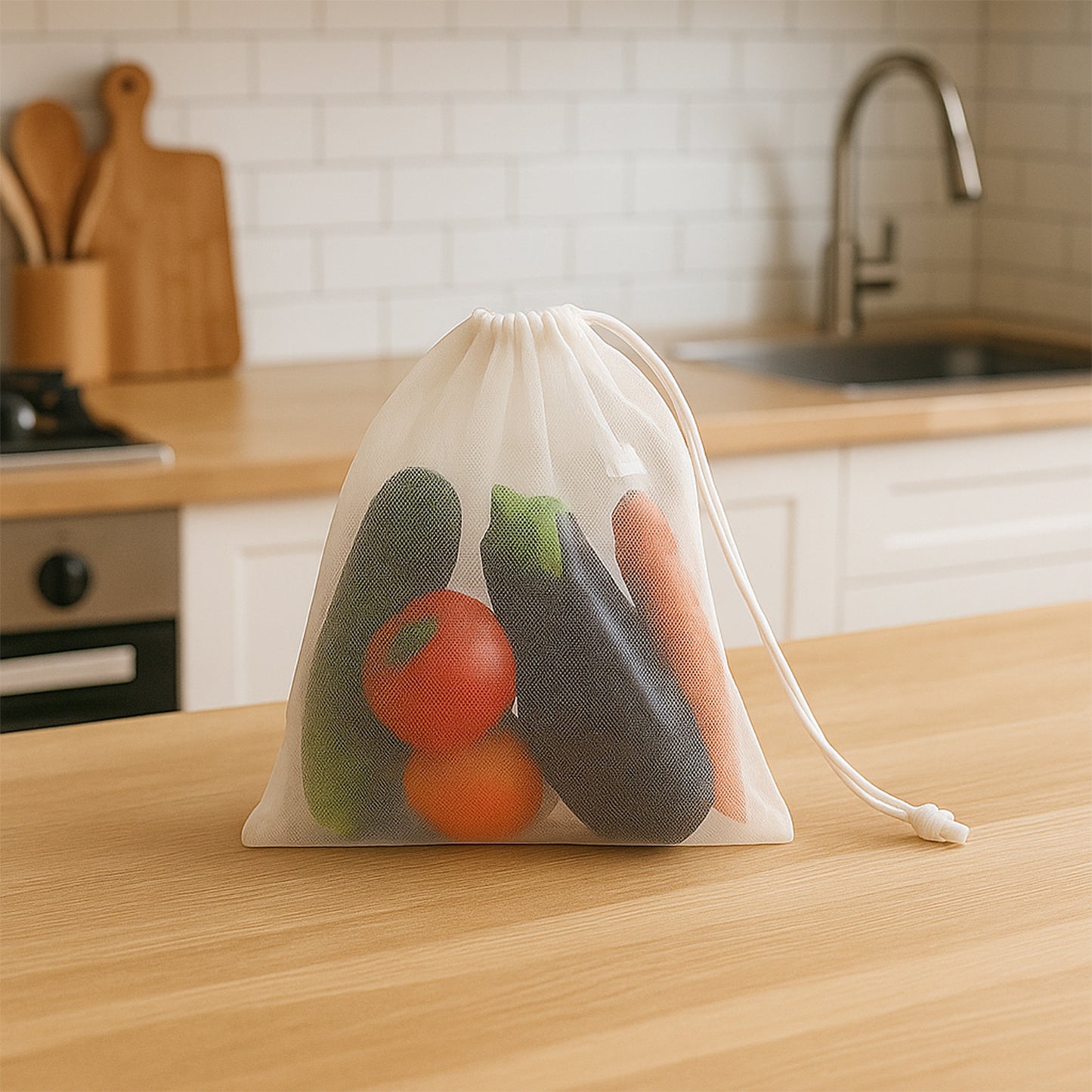 Reusable Mesh Produce Bags - Primesmart