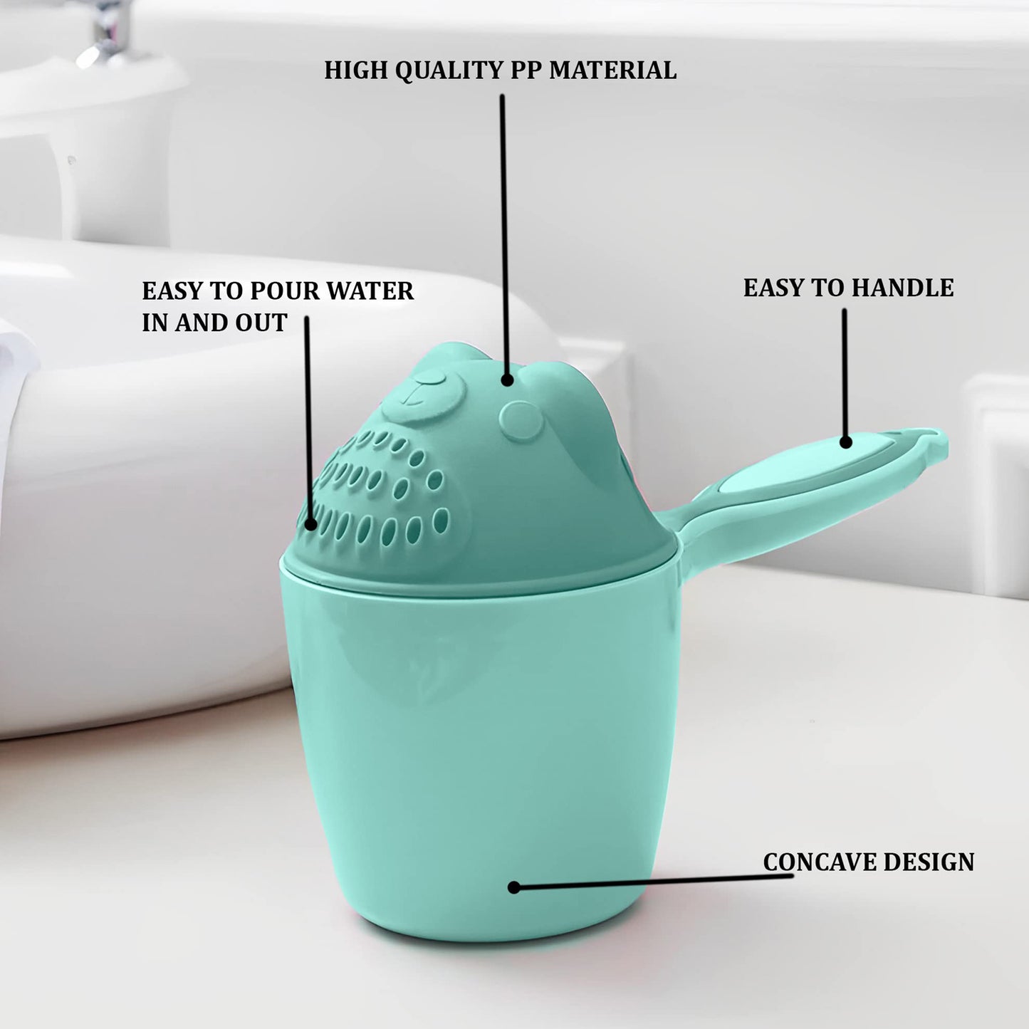 Baby Shampoo Shower Cup - Primesmart