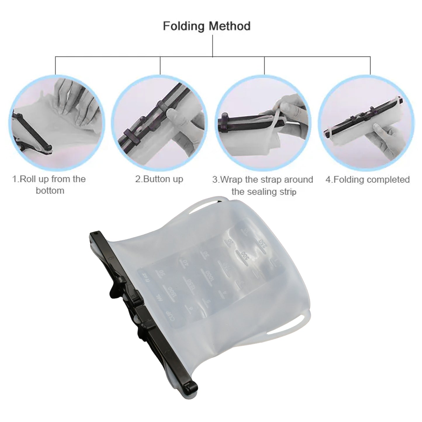 Reusable Silicone Food Storage Bag Set Leakproof - Primesmart
