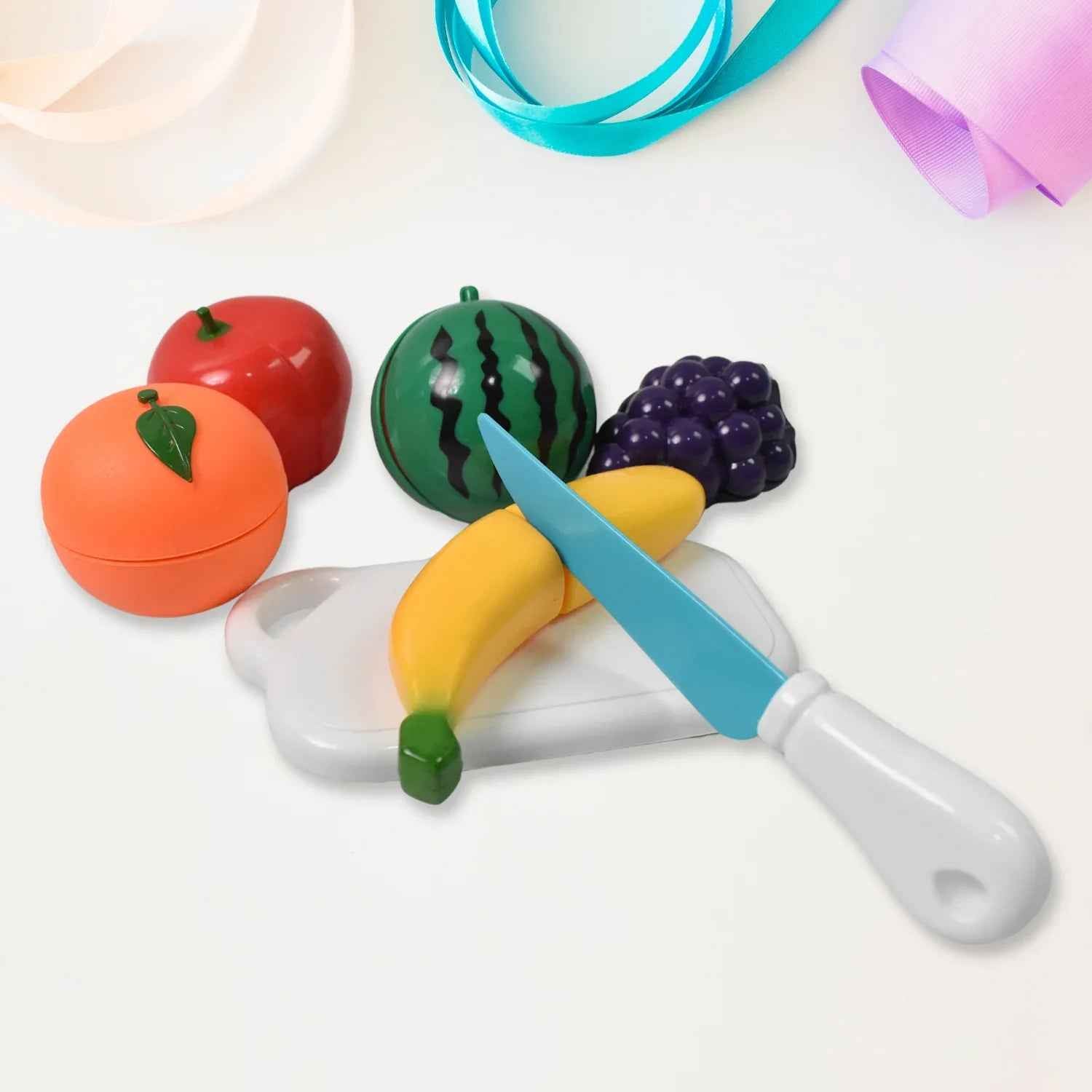 Sliceable Fruits Toy Set - Fun and Educational Cutting Play Set