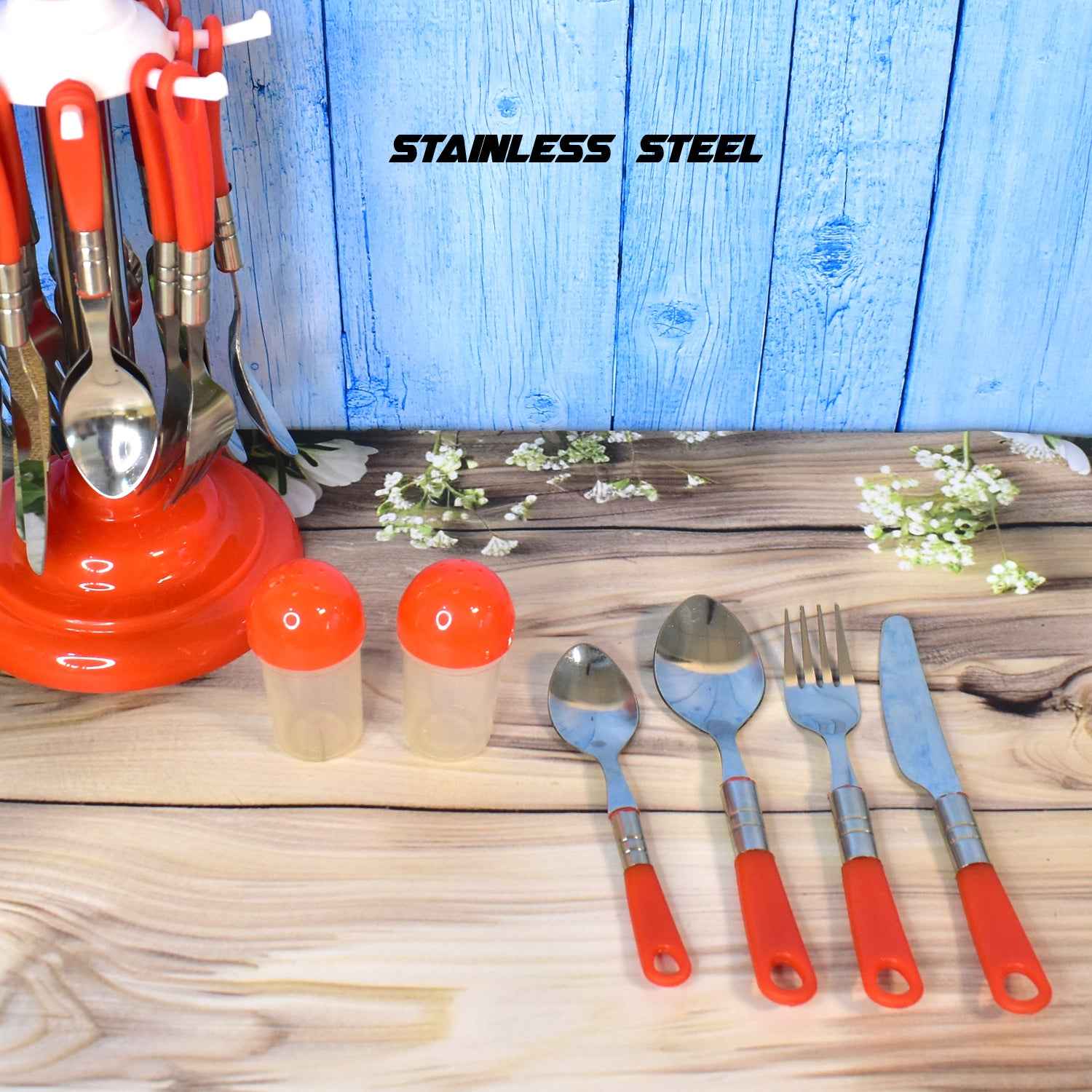 Luxury Cutlery Set With Stand