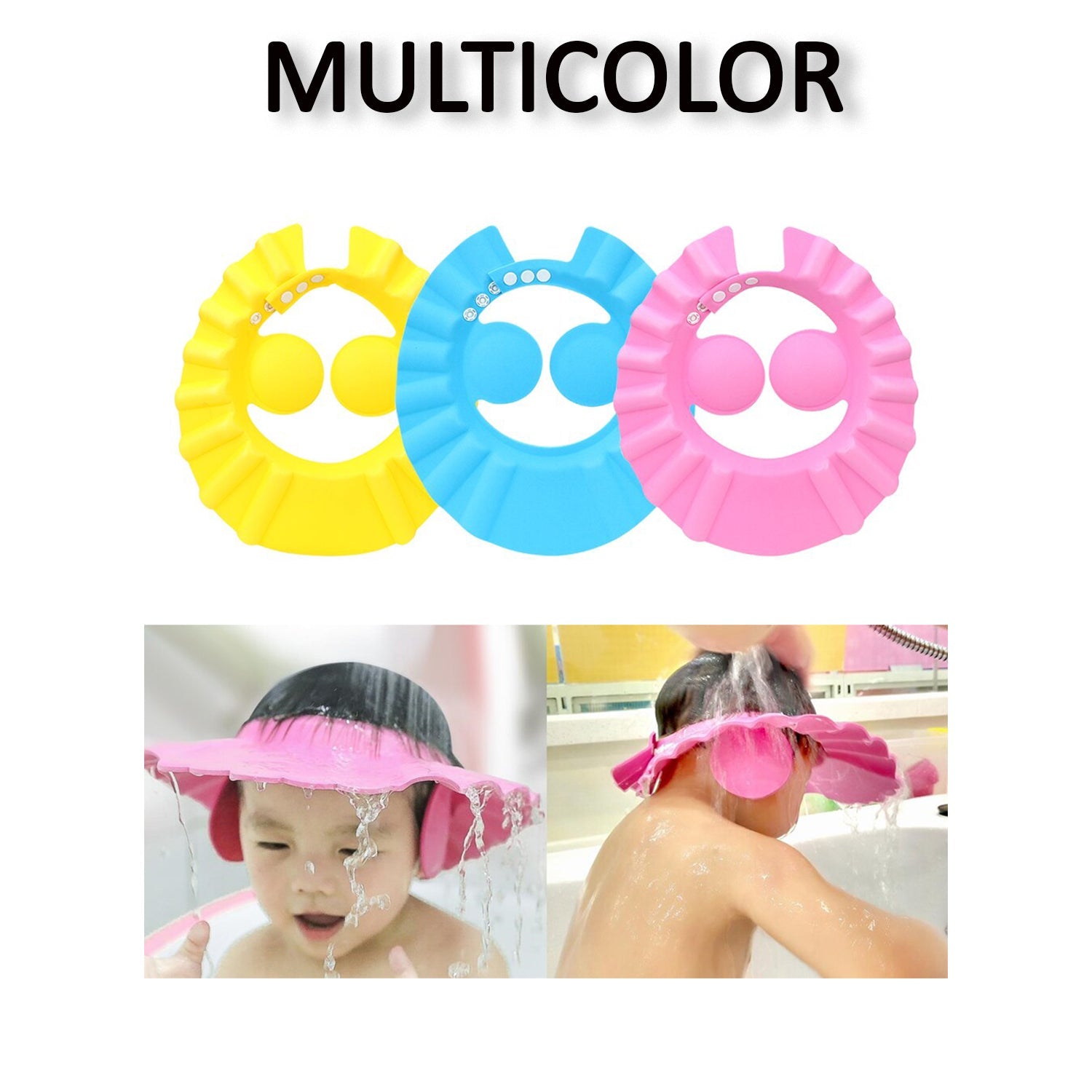 Adjustable Soft Bathing Baby Shower Cap - Primesmart