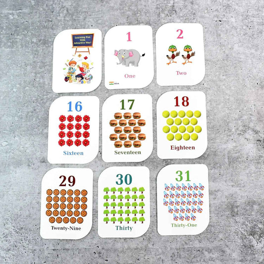 Kid Kraft Number Flashcards for Fun Learning Activities