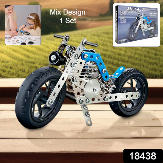 Metal Bike Creative Mechanical Construction Engineering Kit - Primesmart