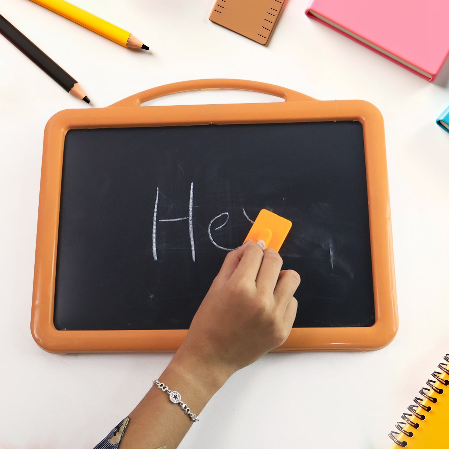2-in-1 Double-sided Write And Wipe Educational Drawing Board - Primesmart