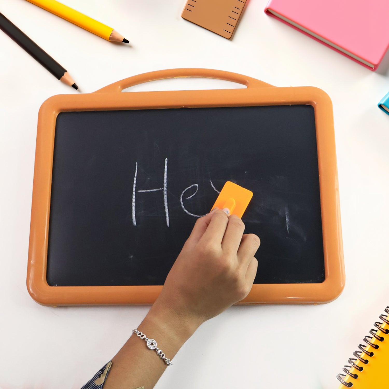 2-in-1 Double-sided Write And Wipe Educational Drawing Board - Primesmart