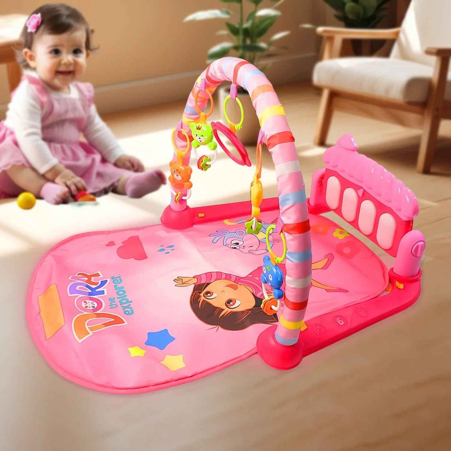 Baby Play Piano Gym Mat for Early Development and Fun