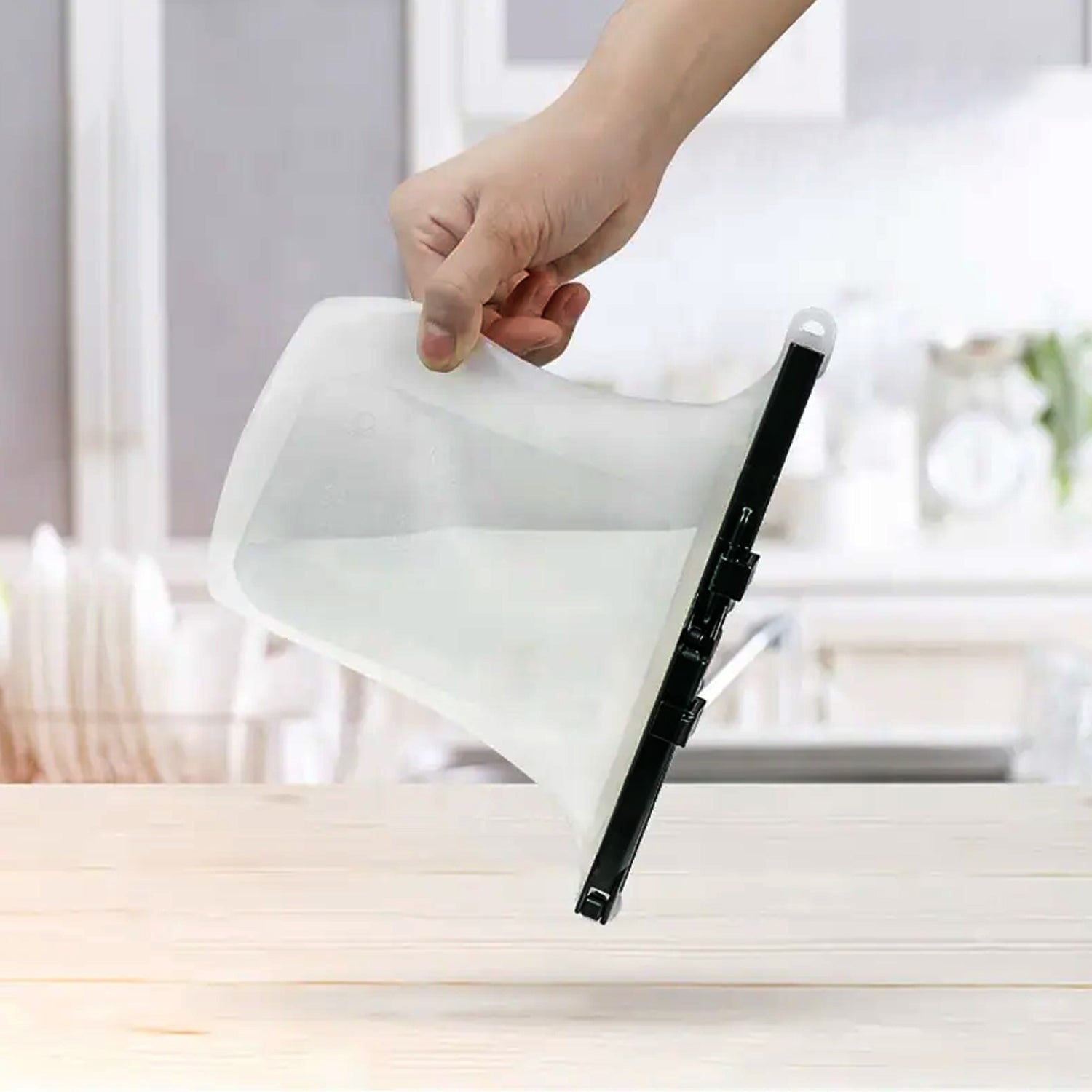 Reusable Silicone Storage Bag Set Leakproof Lock - Primesmart