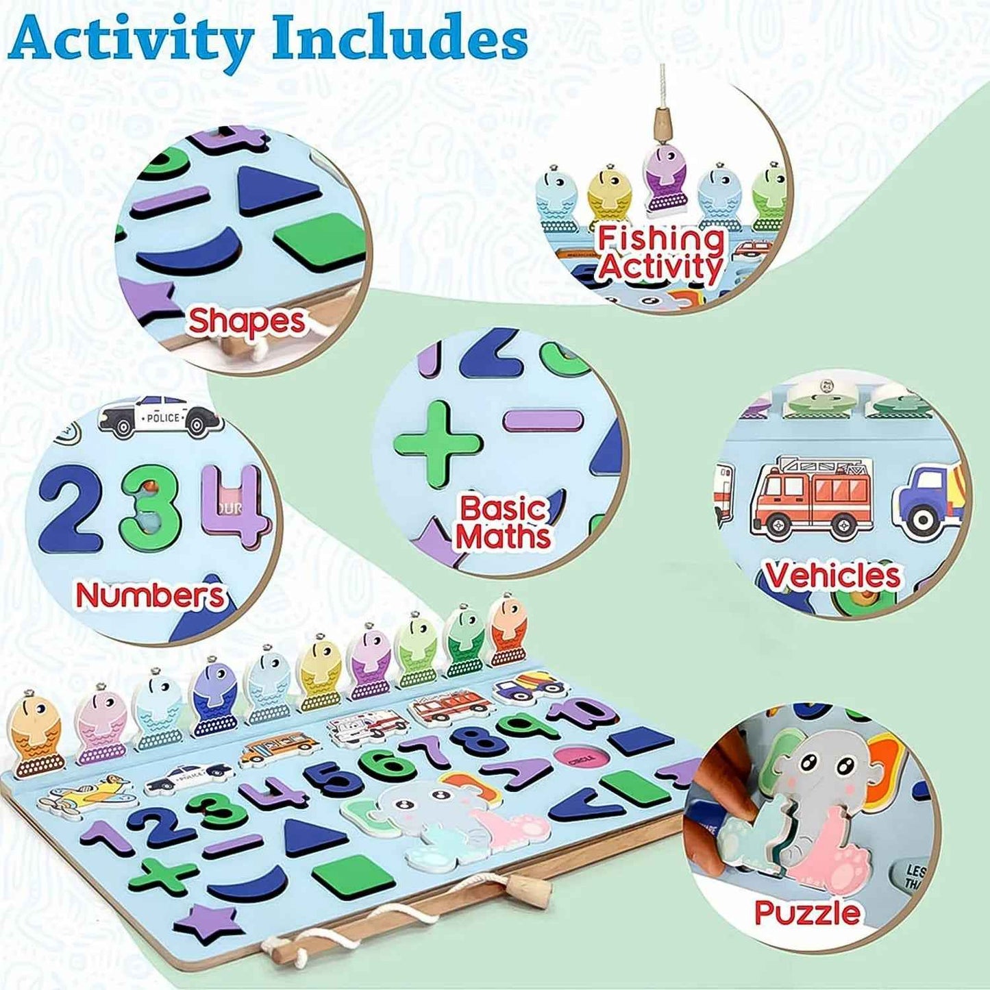 Number Puzzle Board - Engaging Learning Toy for Kids
