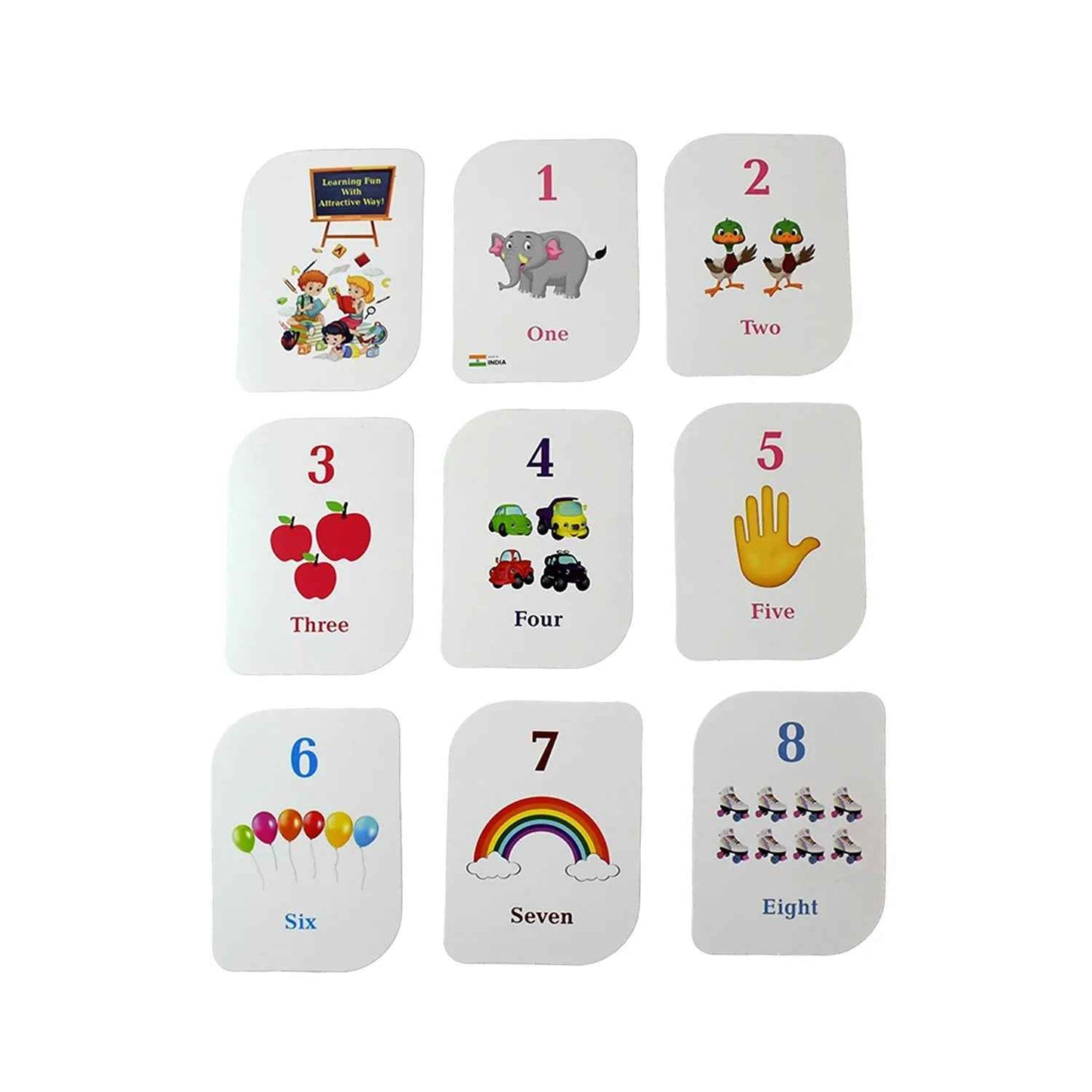 Kid Kraft Number Flashcards for Fun Learning Activities