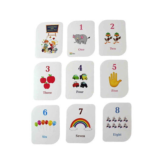 Kid Kraft Number Flashcards for Fun Learning Activities