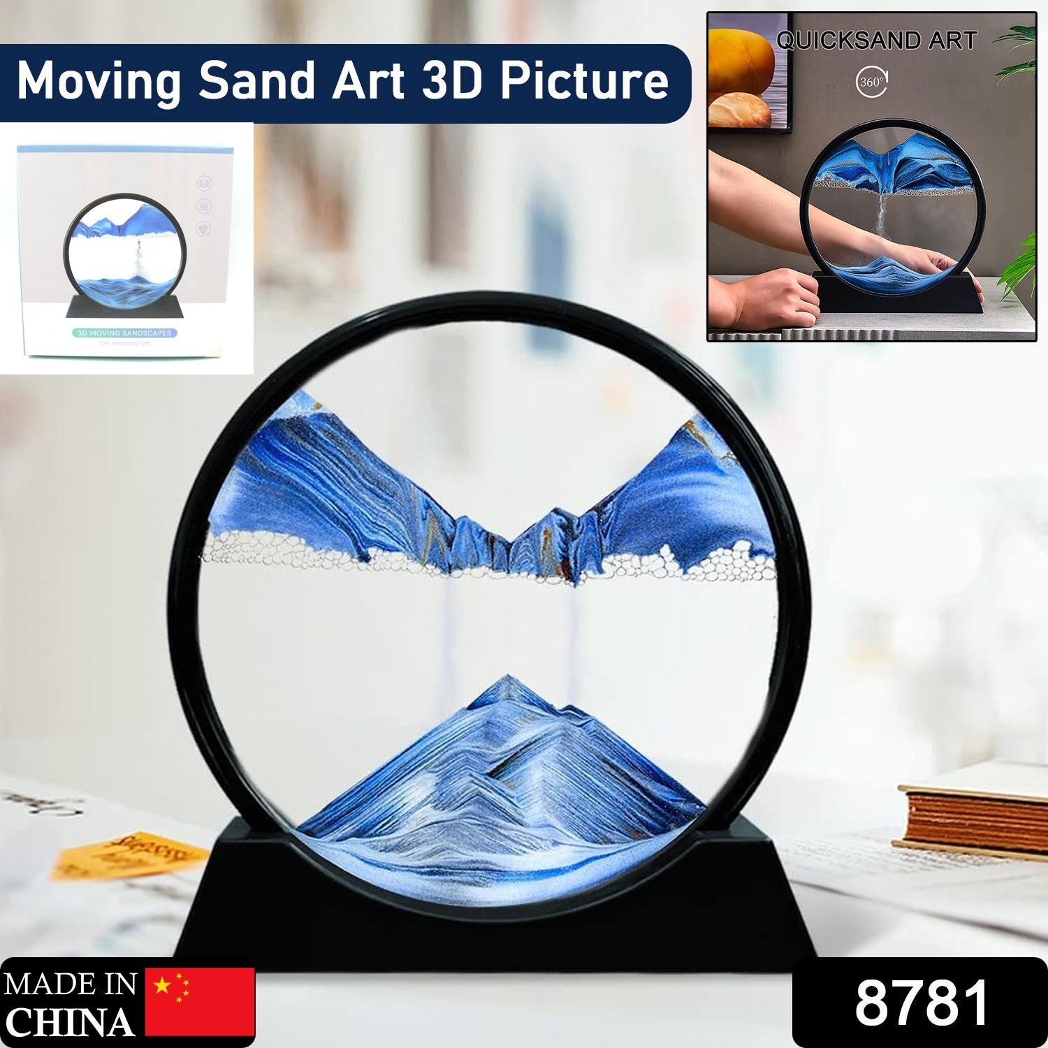 Moving Sand Art Picture Decor - Primesmart