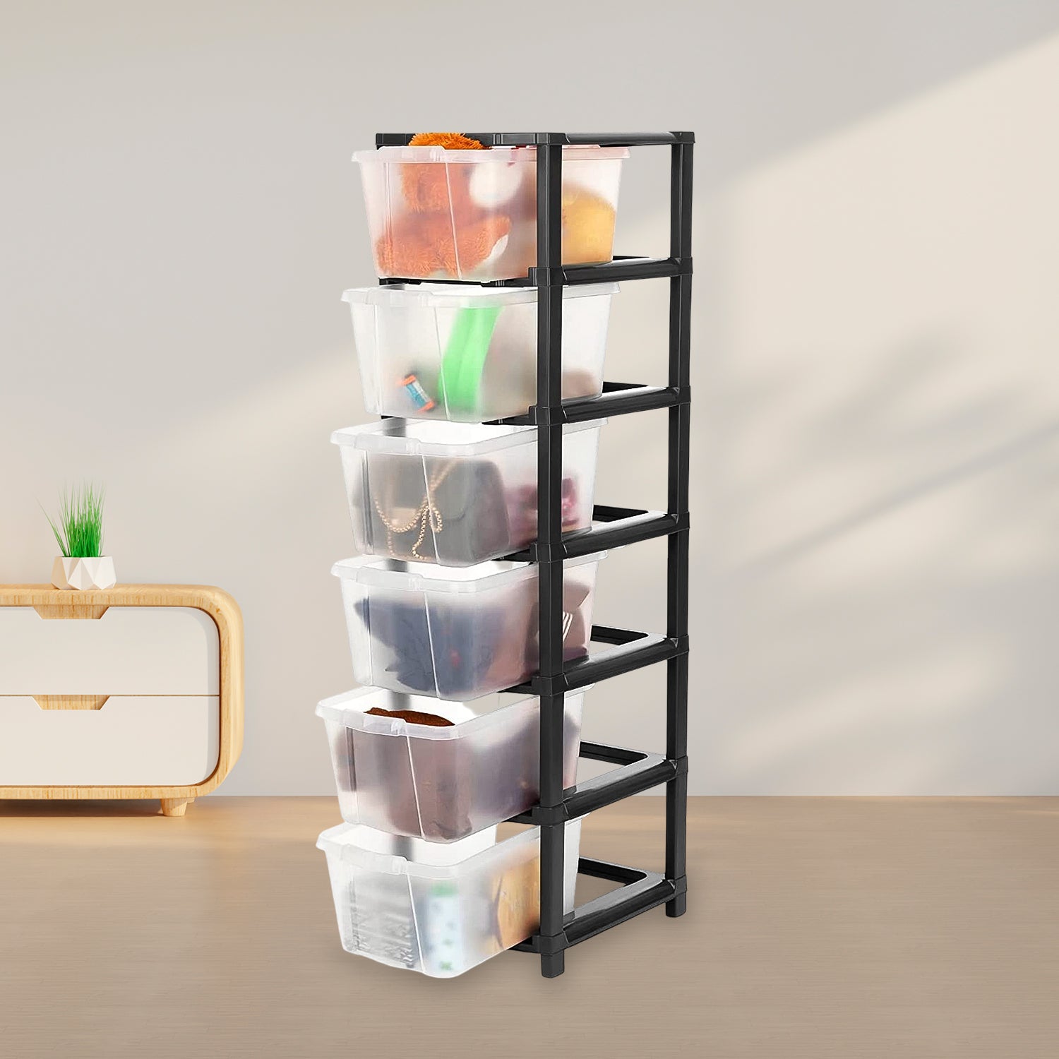 Modular Plastic Drawer Storage Organizer - Primesmart