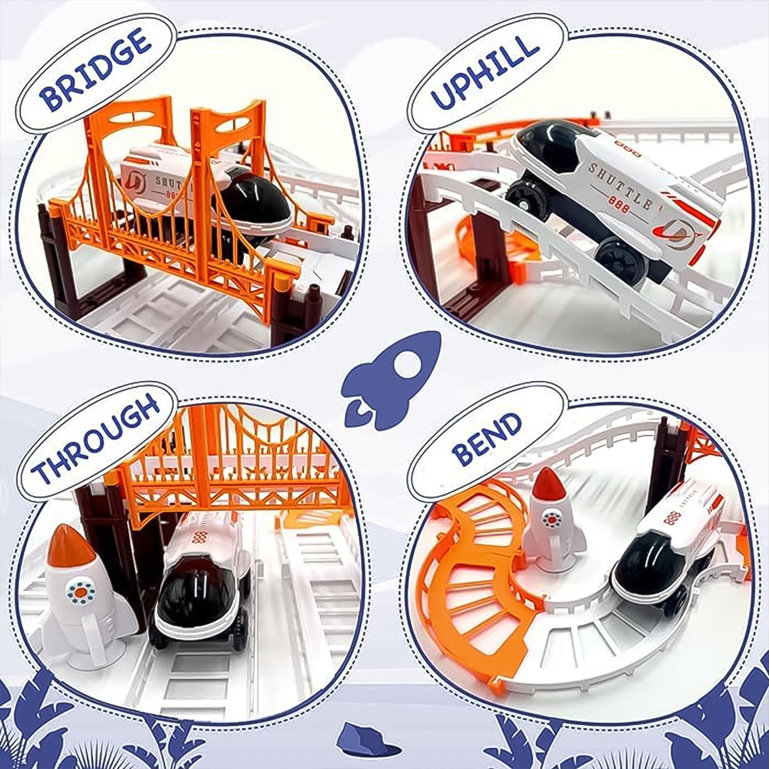 Space Race Track Set - Primesmart