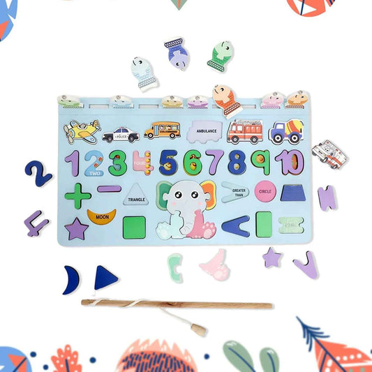Number Puzzle Board - Engaging Learning Toy for Kids