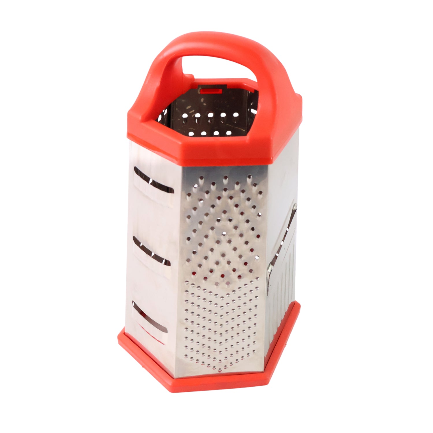 7-in-1 Stainless Steel Box Grater With Ergonomic Handle - Primesmart