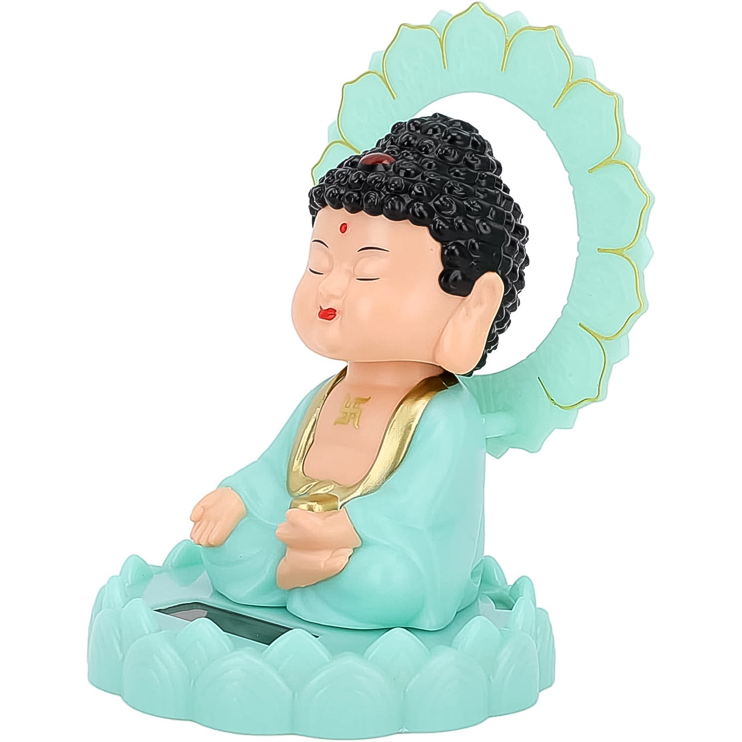 Solar Powered Moving Head Buddha Statue - Primesmart