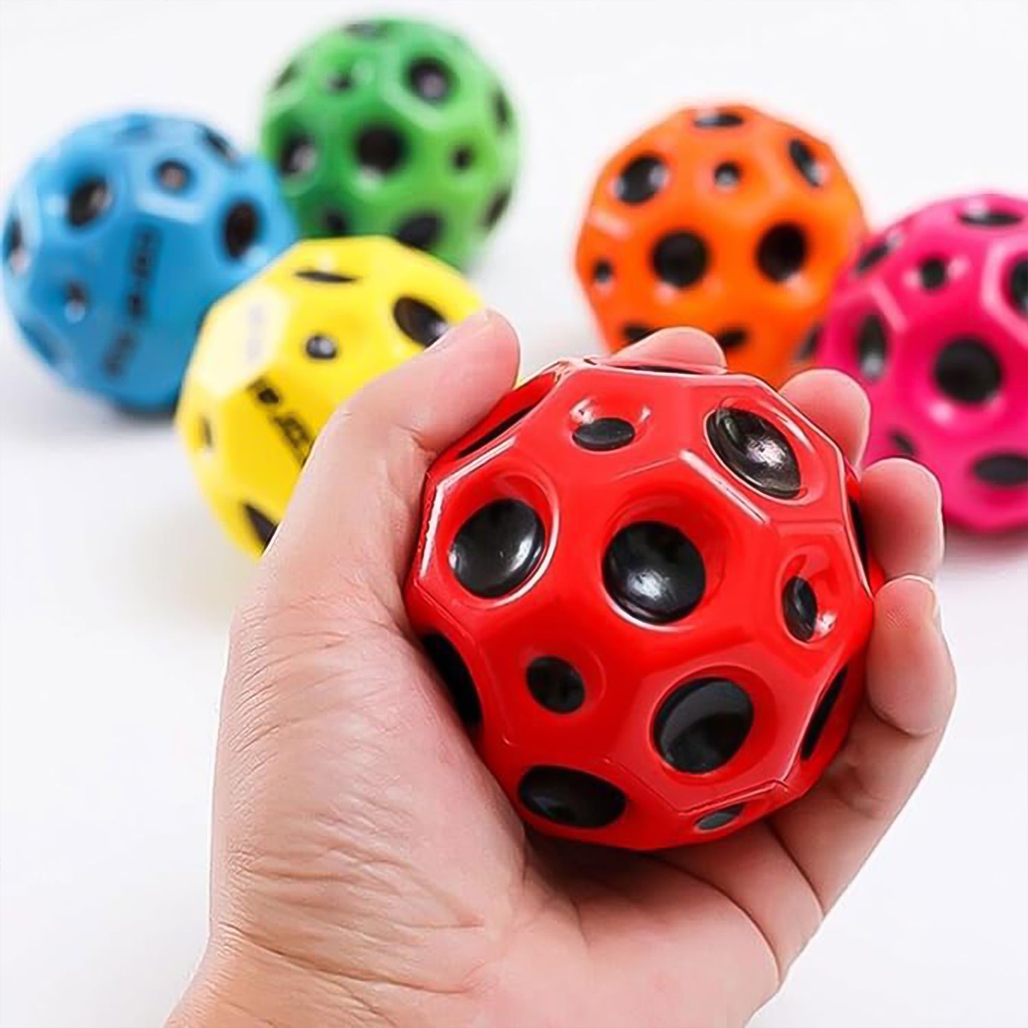 Rubber Super Bouncy Coral Star Anti Stress Ball - Primesmart