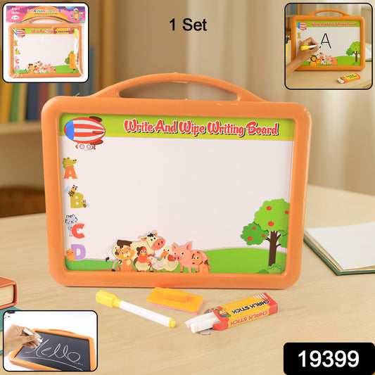2-in-1 Double-sided Write And Wipe Educational Drawing Board - Primesmart