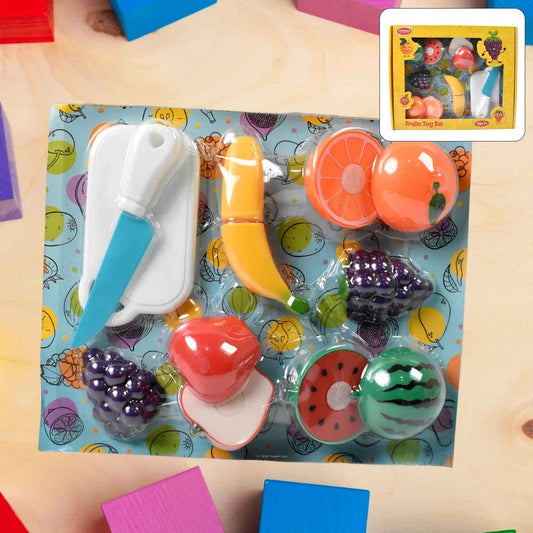 Sliceable Fruits Toy Set - Fun and Educational Cutting Play Set