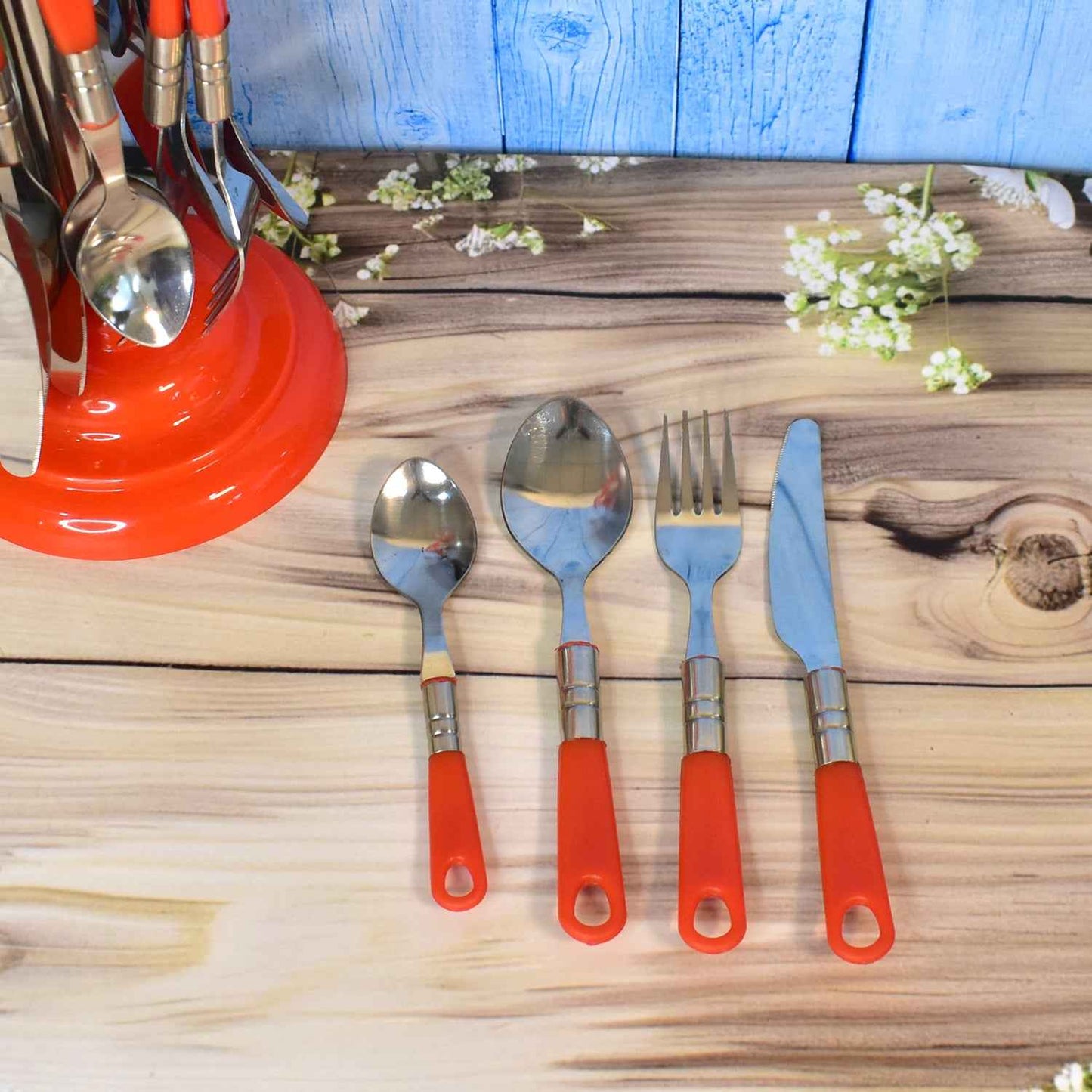 Luxury Cutlery Set With Stand