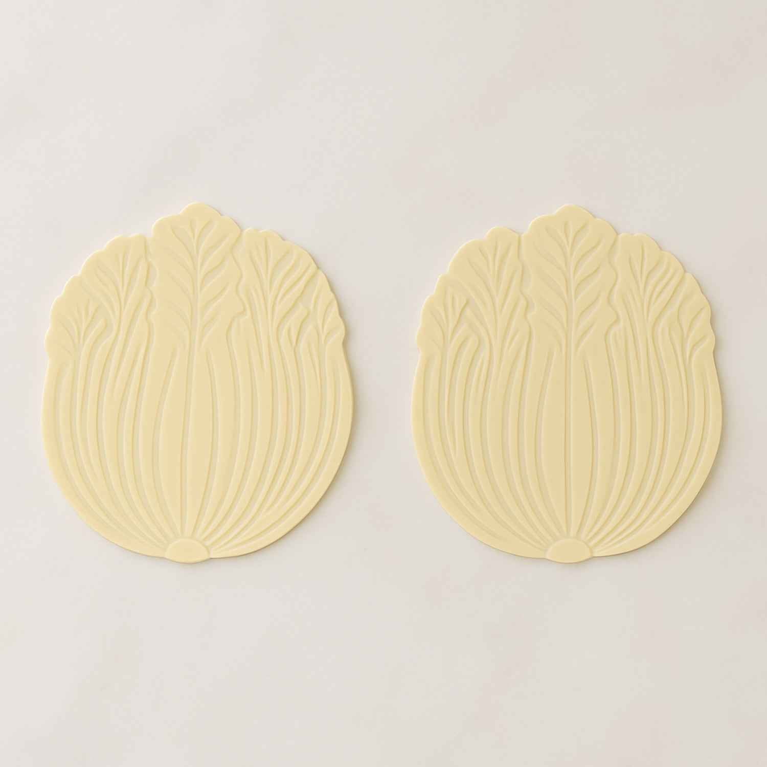 Silicone Leaf Design Coaster Set
