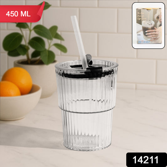 450 Ml Monaco Premium Transparent Plastic Cup - Primesmart