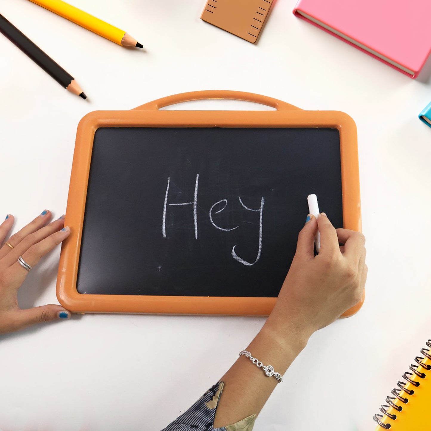 2-in-1 Double-sided Write And Wipe Educational Drawing Board - Primesmart