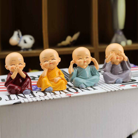 Baby Buddha 4pc And Show Piece Used For House Office And Official Decorations Etc.