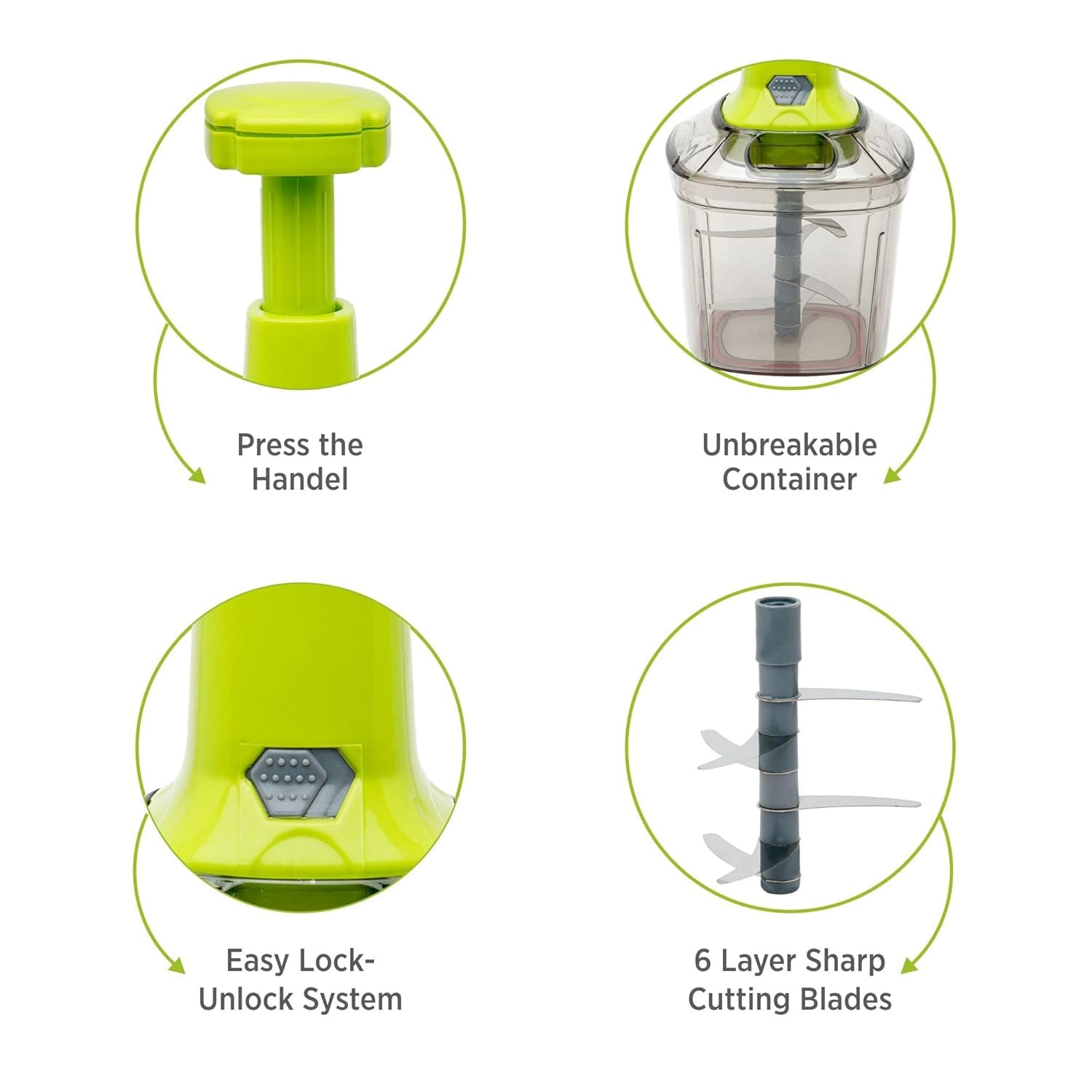 2in1 Press Vegetable Choppers - Primesmart