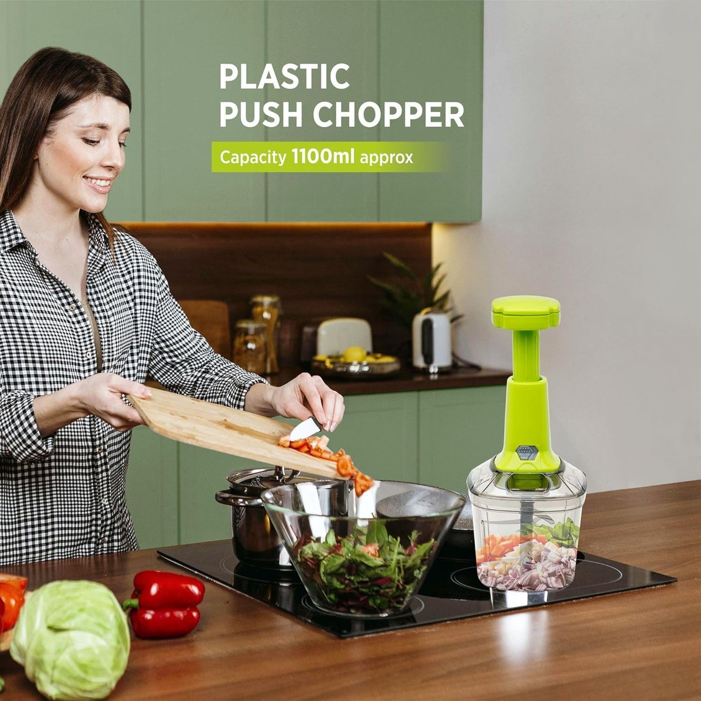 2in1 Press Vegetable Choppers - Primesmart