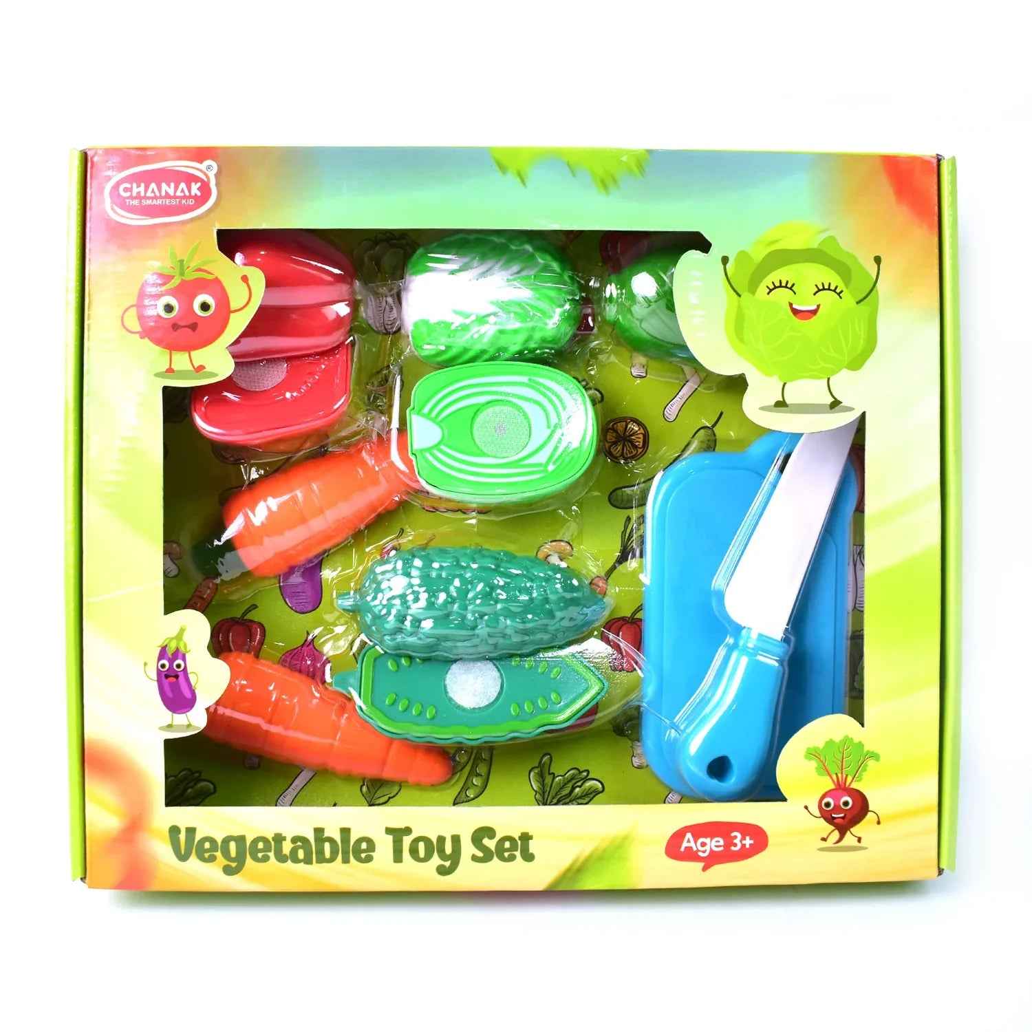 Sliceable Fruits and Vegetables Play Set - Engaging Role Play Toy for Kids
