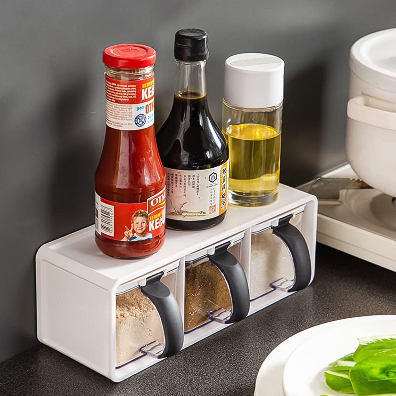 Grinss Modular Spice Storage Box Set - Primesmart